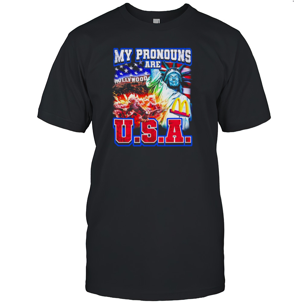 My Pronouns Are Us.Ss.A Trump shirts