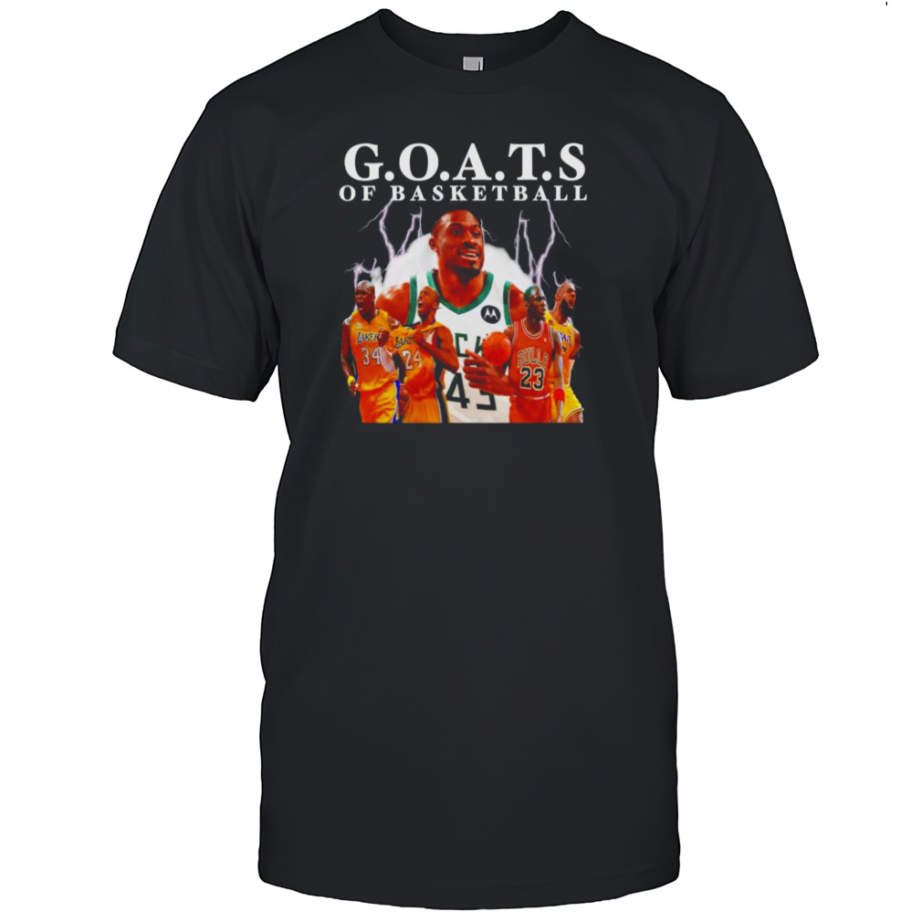 NBA players goat of basketball shirts