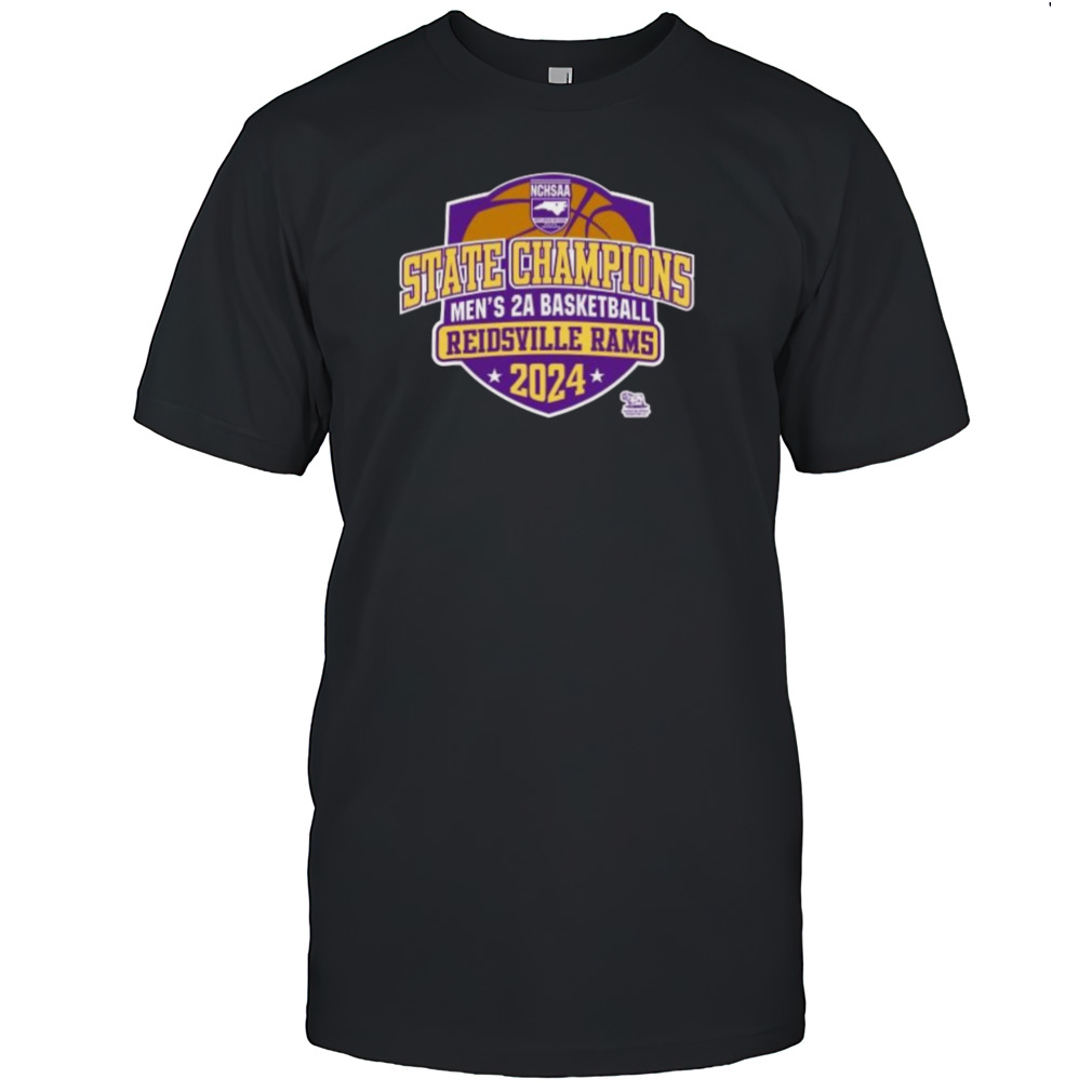 NCHSAA State Champions Mens’s 2A Basketball Reidsville Rams 2024 shirts