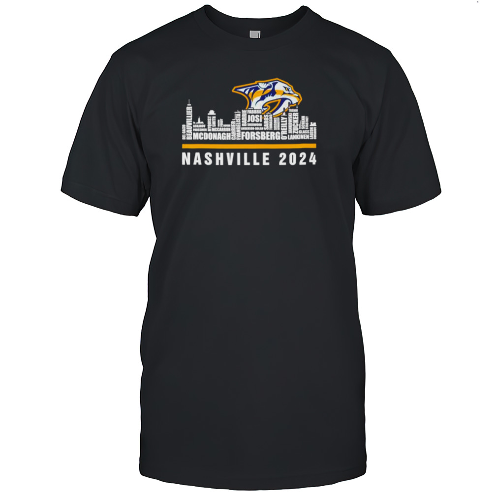 Nashville Predators 2024 City Horizon shirts