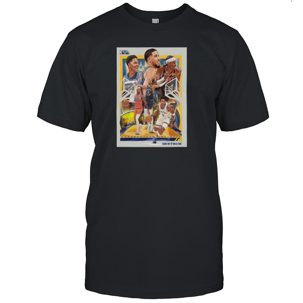 Nba All-star 2024 Shai X Tyrese Haliburton X Anthony Edwards Young Legend T-shirts