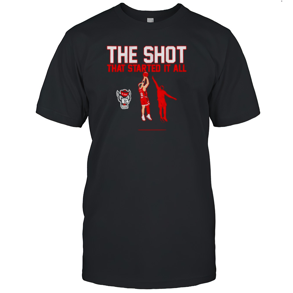 Nc State Wolf Michael O’connell the shot that started it all shirt