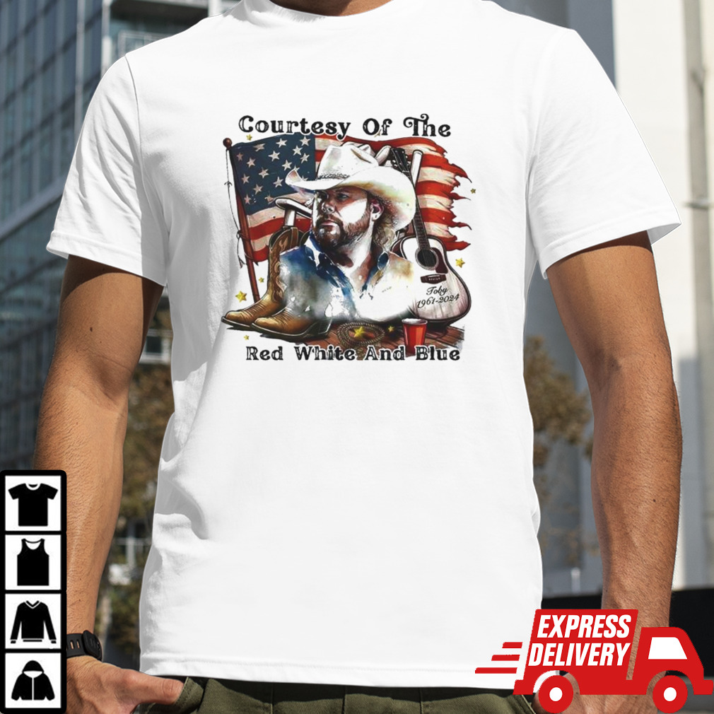 Toby Keith Courtesy Of The Red White And Blue Usa Flag T-shirt