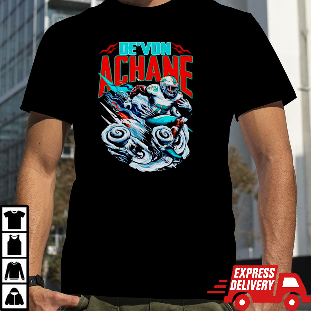 De’Von Achane Miami Dolphins Roadrunner shirt