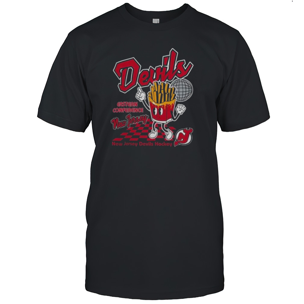 New Jersey Devils Mitchell & Ness Cheese Fries Shirt