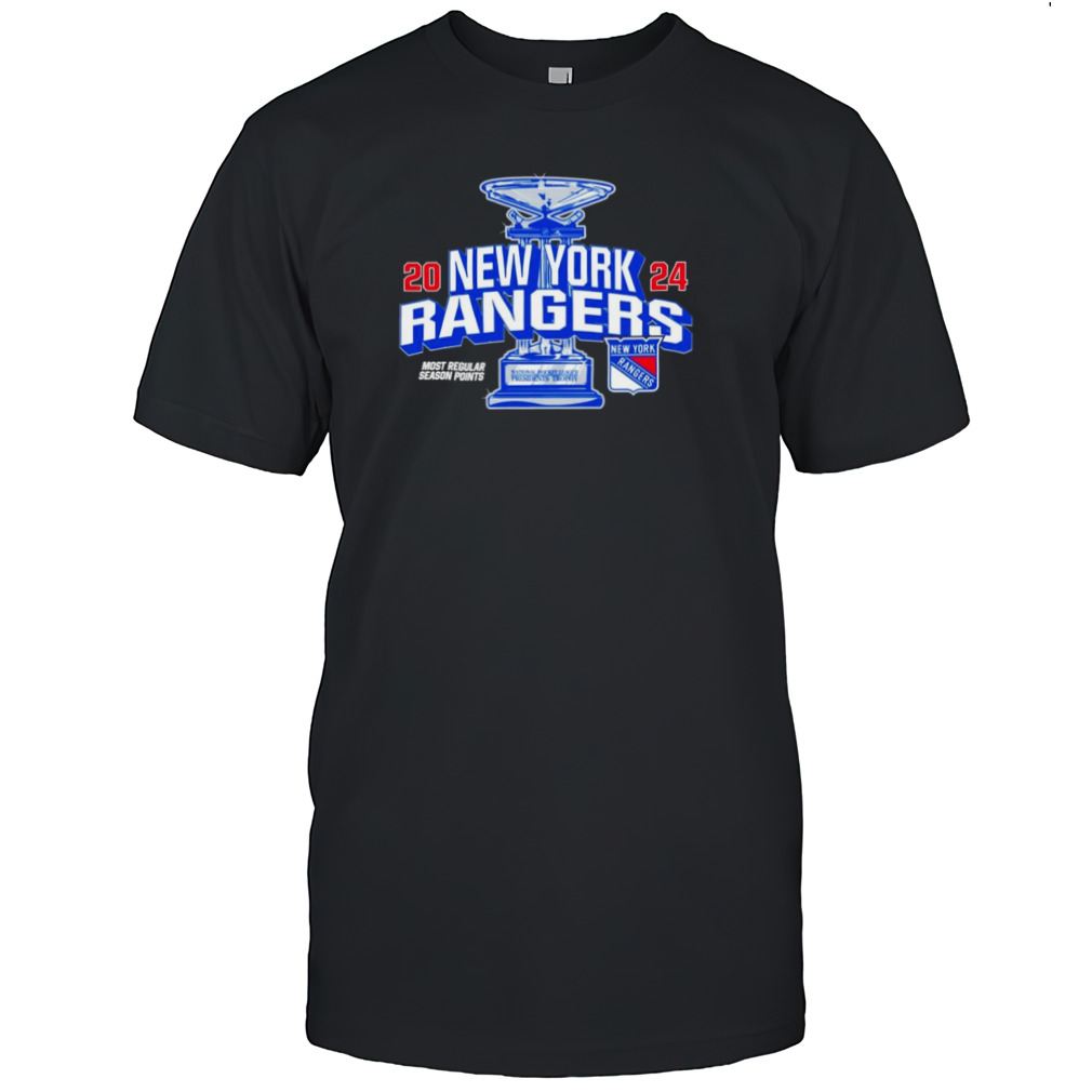 New York Rangers 2024 Presidents Trophy Hockey shirt