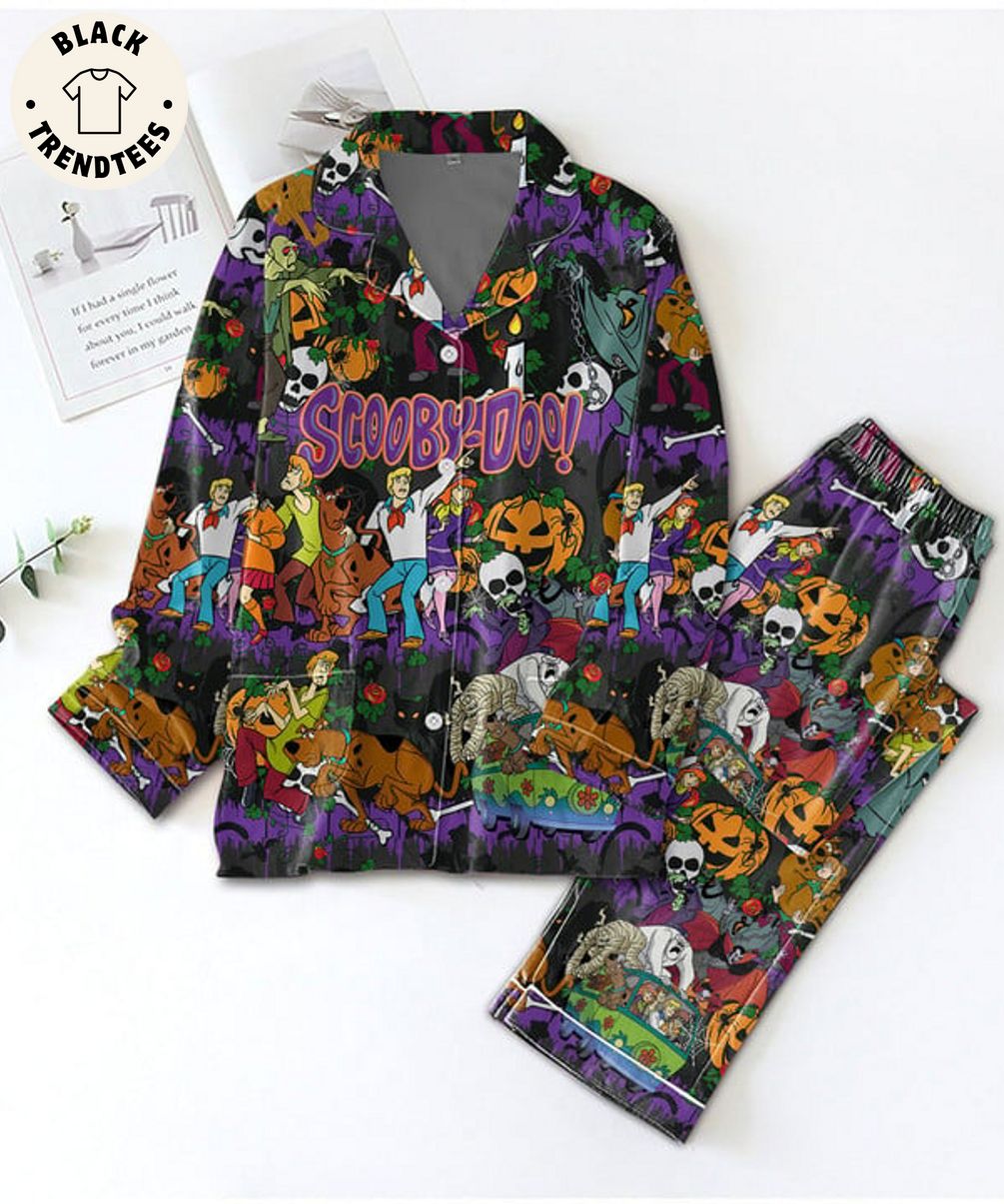 Scooby Doo Is The Main Character Dog Halloween Pijamas Set