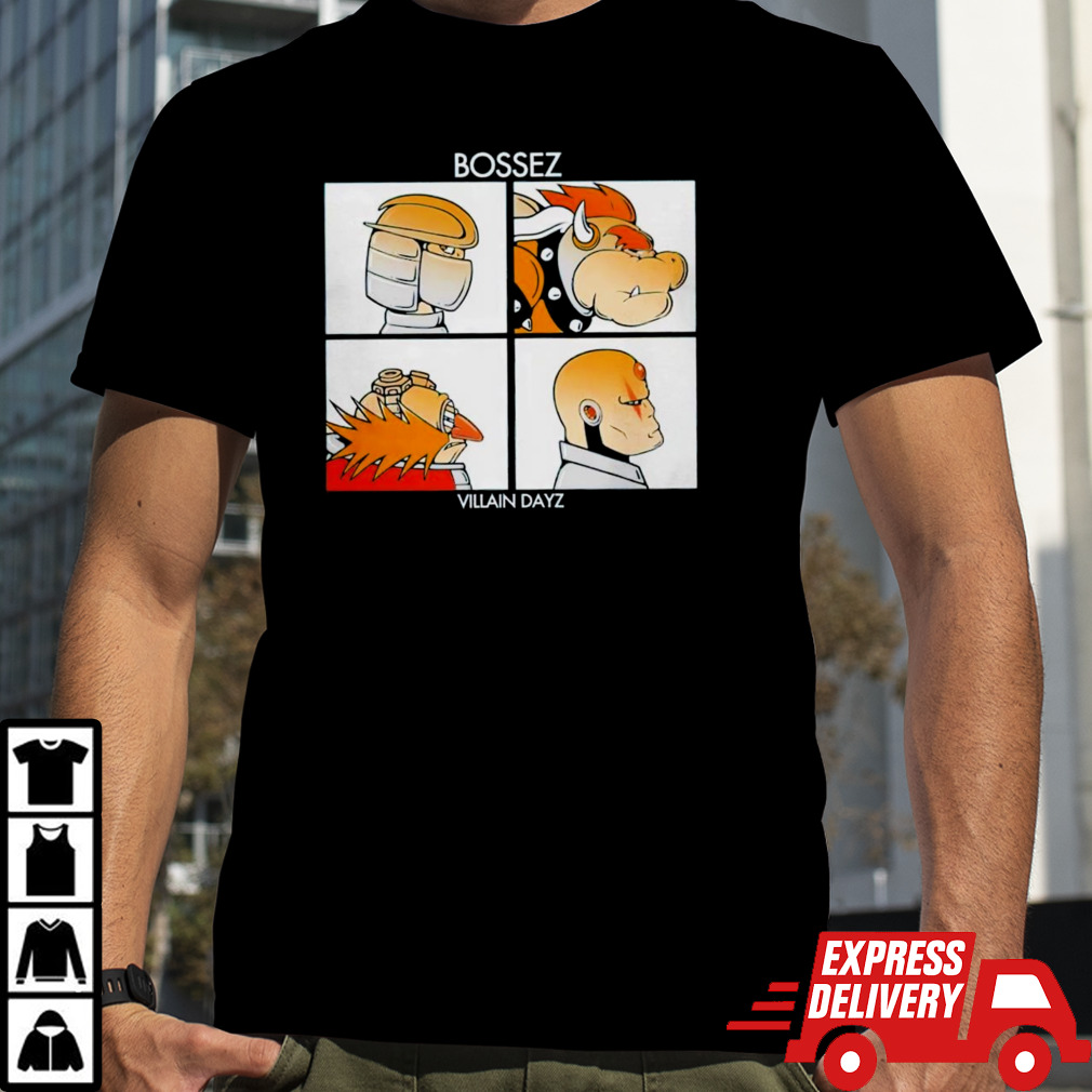 hredder Bowser Doctor Eggman and Sigma Villain Dayz shirt