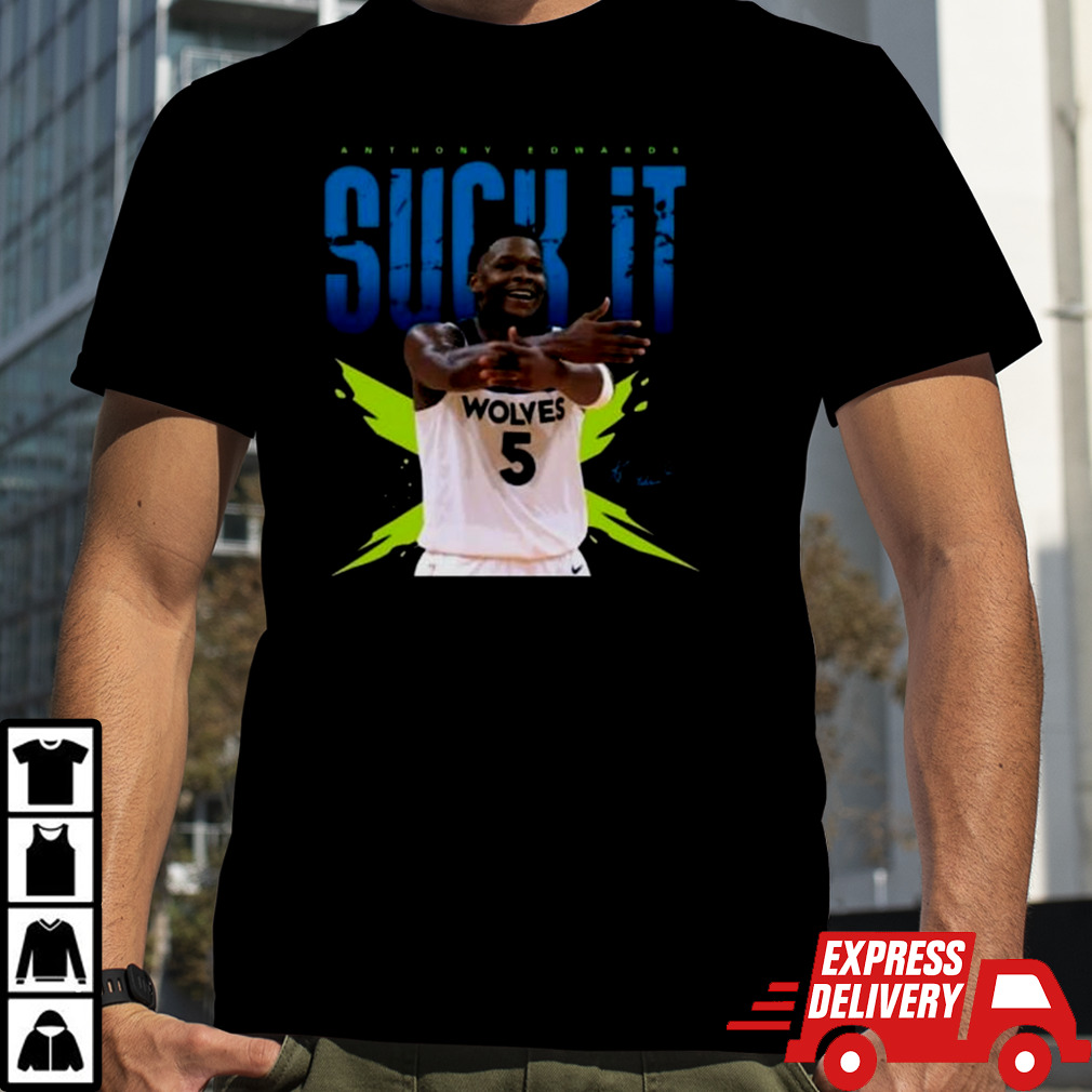 Anthony Edwards Minnesota Timberwolves Basketball Signature Shirt