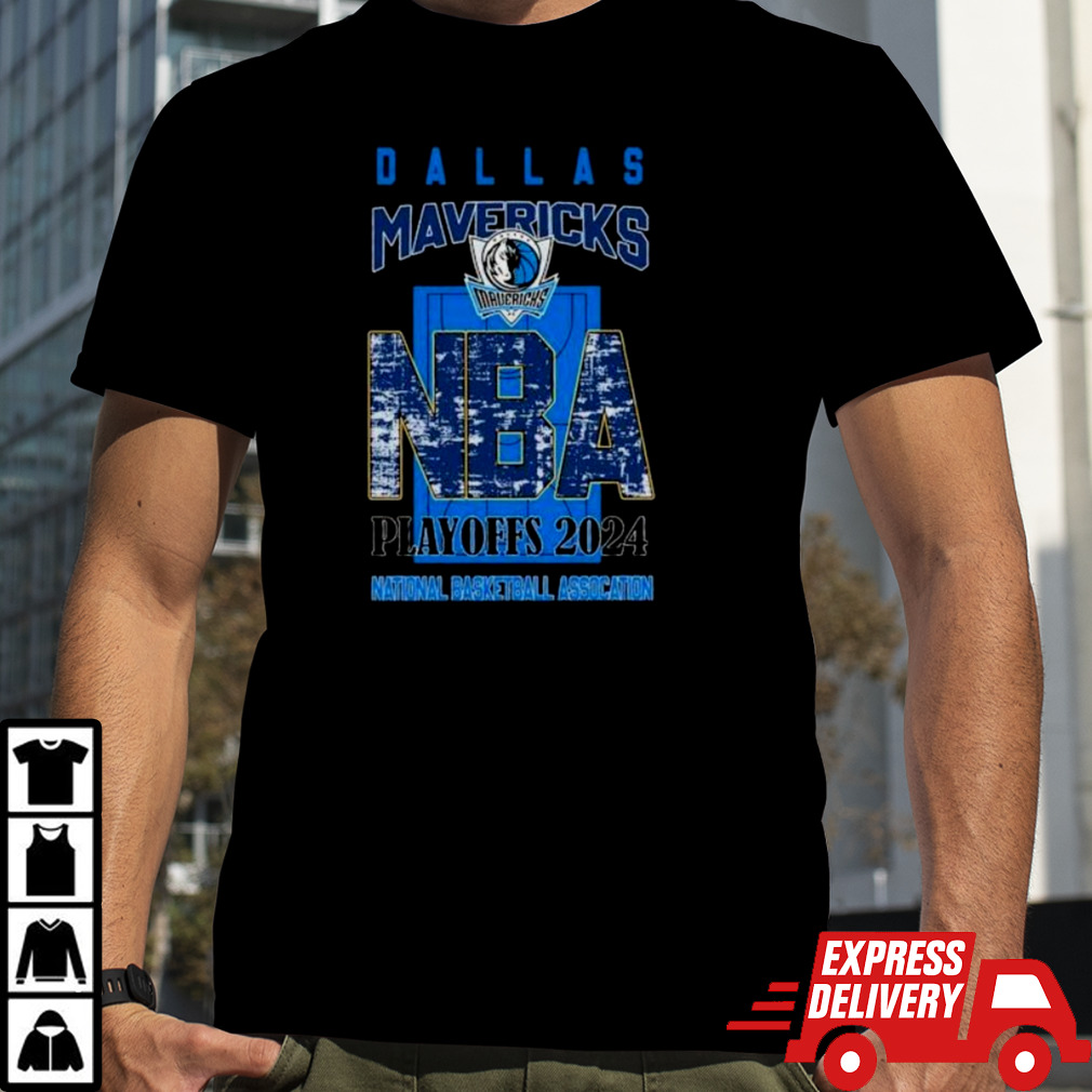 Dallas Mavericks NBA Playoffs 2024 Stadium Art Fan shirt