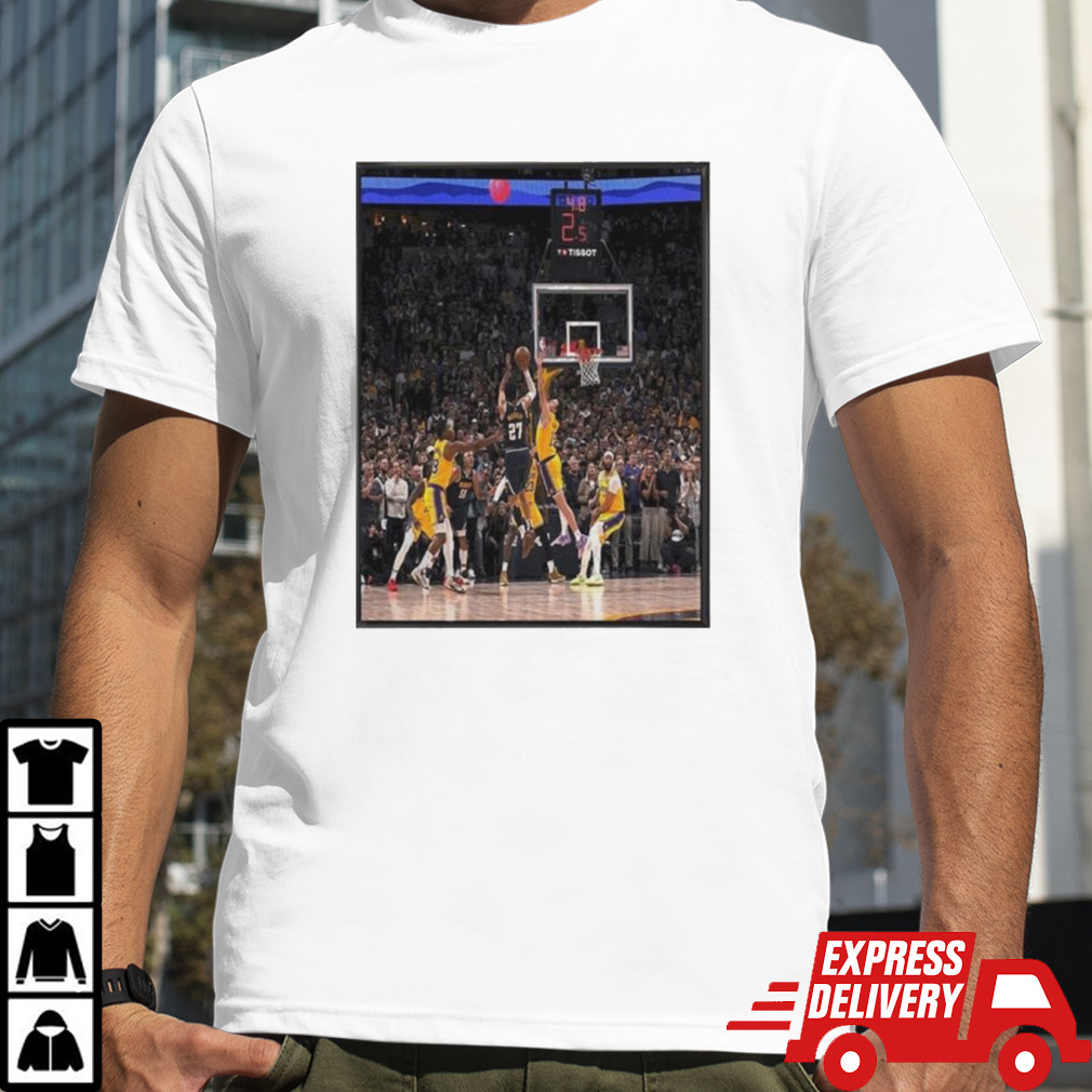 Jamal Murray Hits 2nd Game Winner As Nuggets Sink Lakers NBA Playoffs Poster Shirt