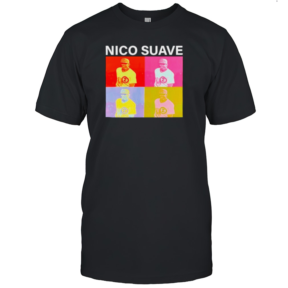 Nico Suave wearing MLB jersey shirt