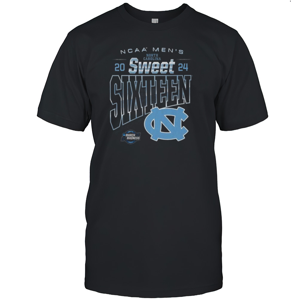 North Carolina Tar Heels 2024 NCAA Men’s Sweet Sixteen Shirt