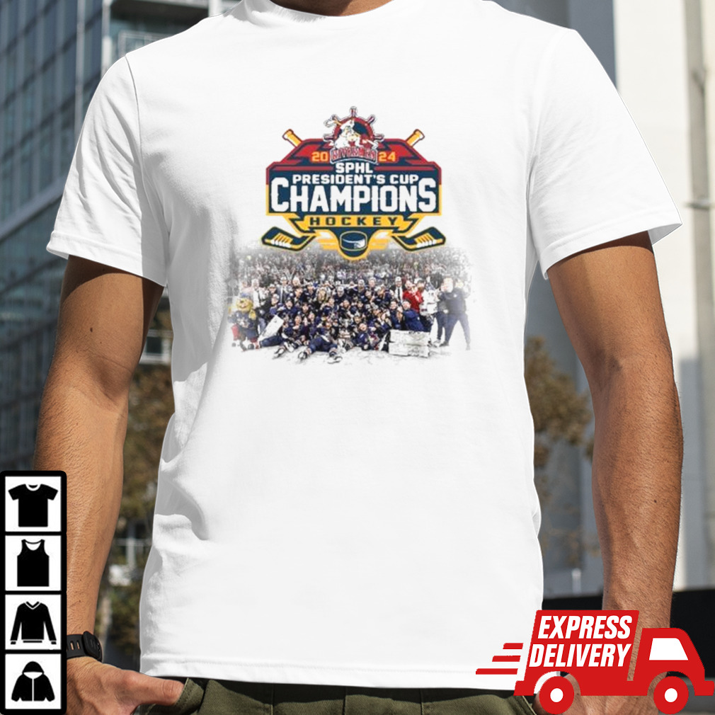 2024 Rivermen Sphl President’s Cup Champions Hockey T-shirt