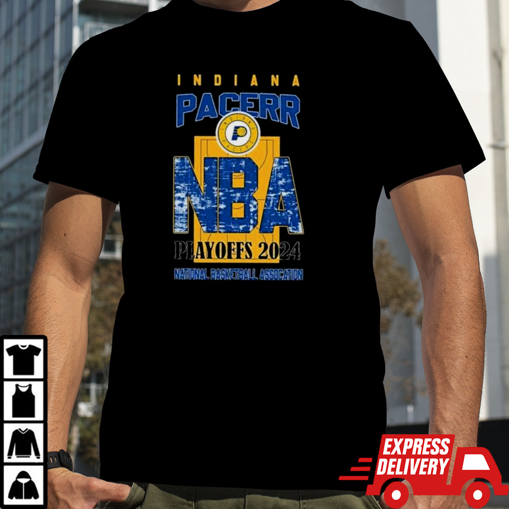 Indiana Pacers NBA Playoffs 2024 Stadium Art Fan shirt