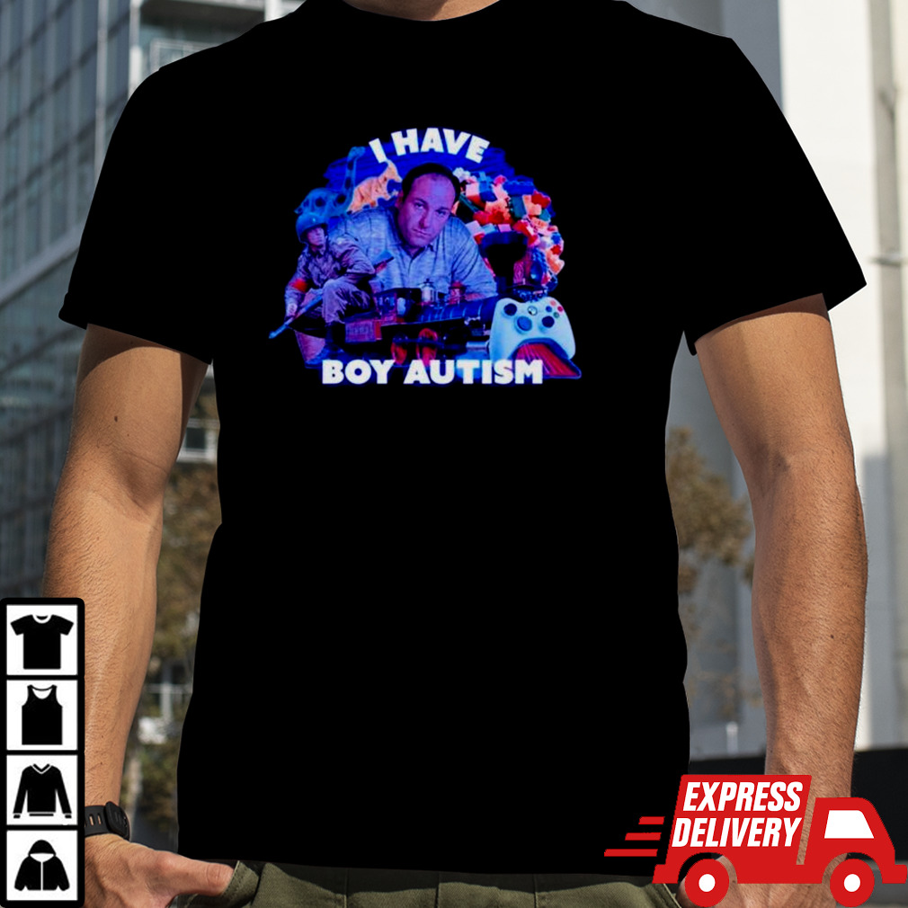 James Gandolfini I have boy autism shirt