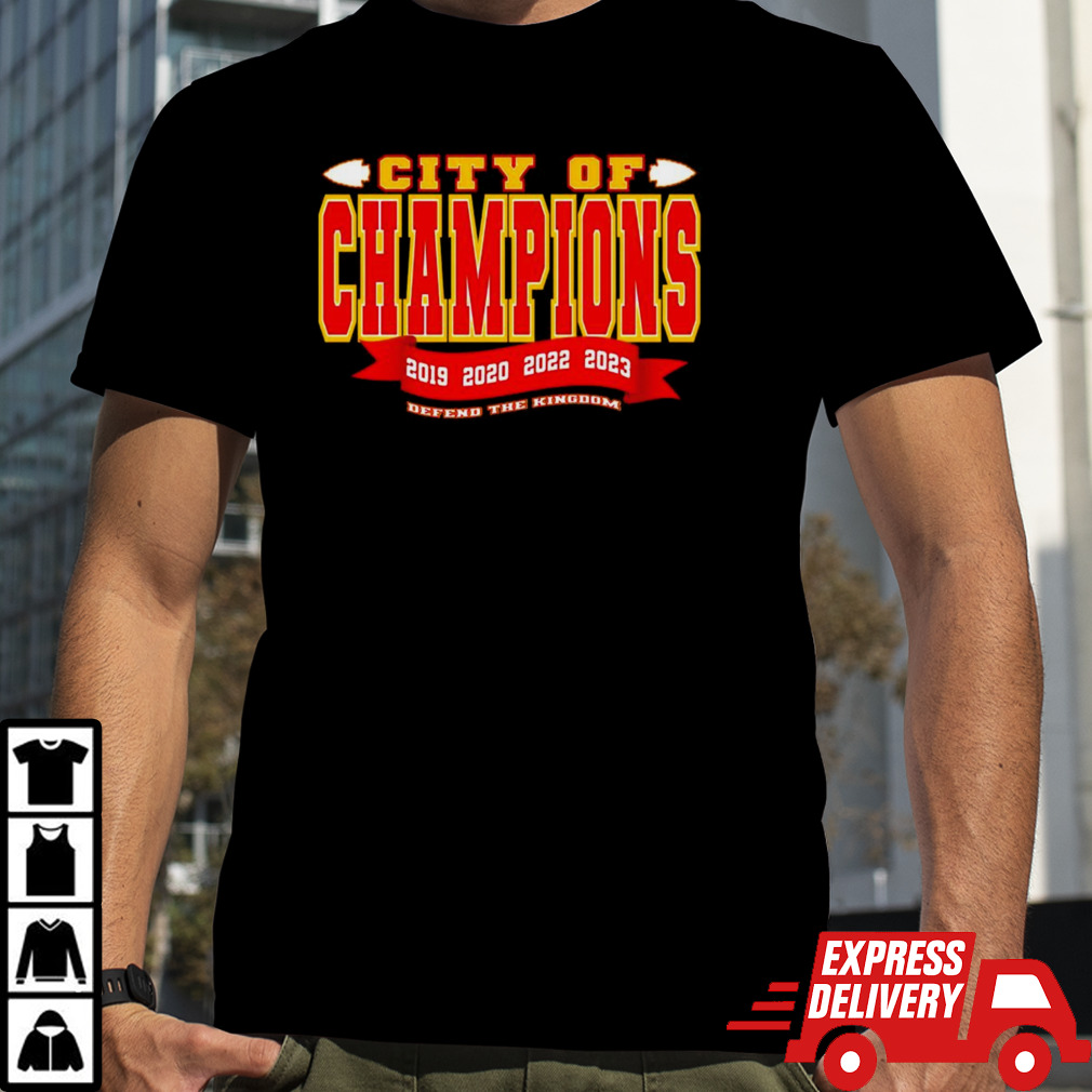 Kansas City Chiefs city of champions defend the Kingdom shirt