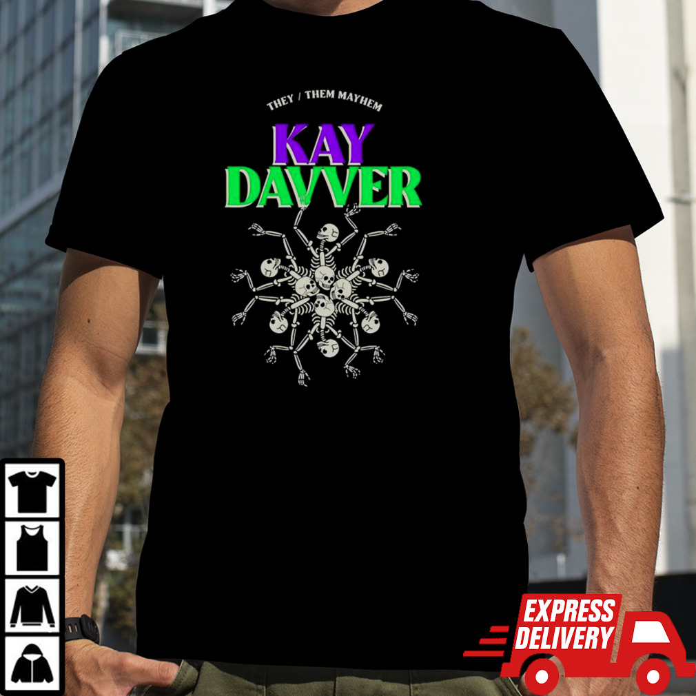 Kay Davver dancing skeletons shirt