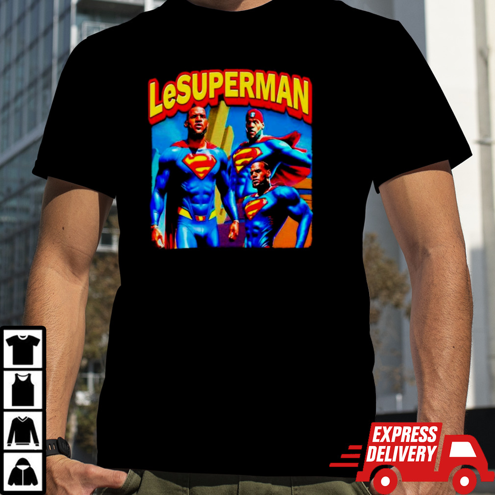 LeBron James LeSuperman funny shirt