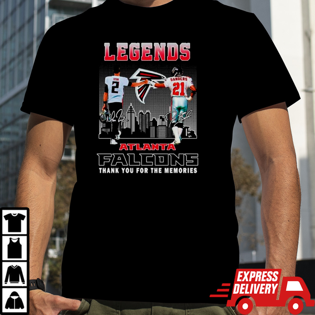 Legends Atlanta Falcons Ryan and Sanders thank you for the memories shirt