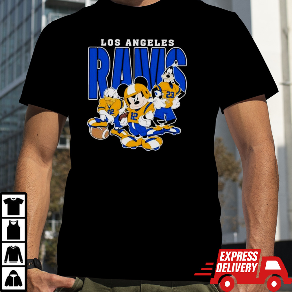 Los Angeles Rams Mickey Donald Duck And Goofy Football Team 2024 Shirt