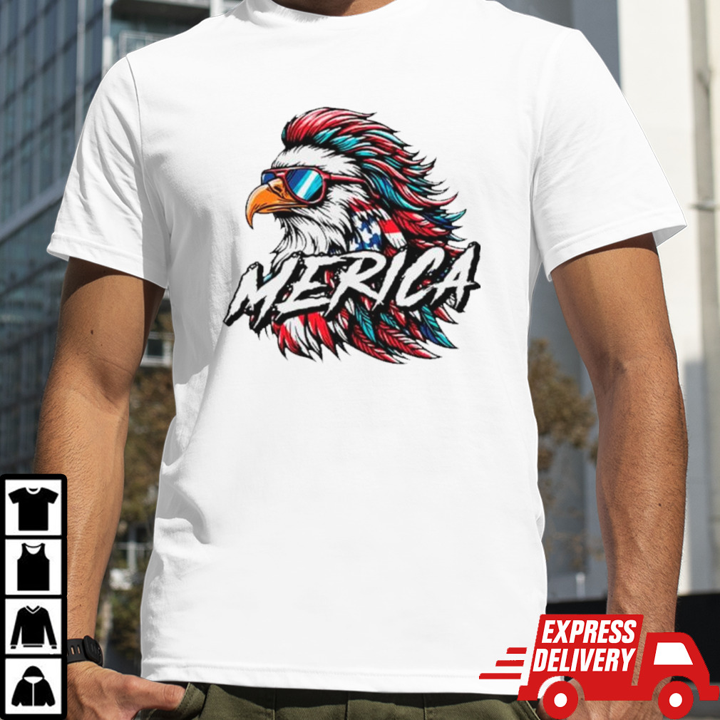 Merica mullet eagle shirt