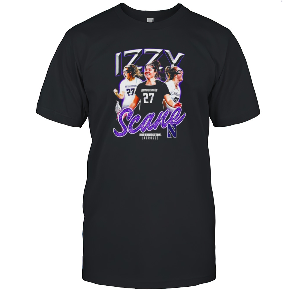 Northwestern Wildcats Izzy Scane #27 Lacrosse shirt