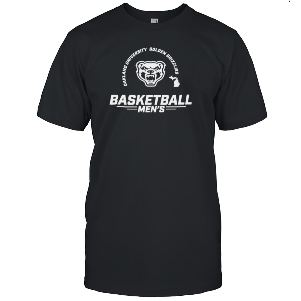 Oakland University Golden Grizzlies Basketball Men’s classic logo shirt