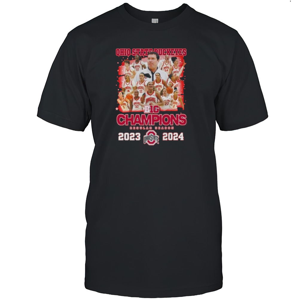 Ohio State Buckeyes B1G Champions Regular Season 2023-2024 T-shirt
