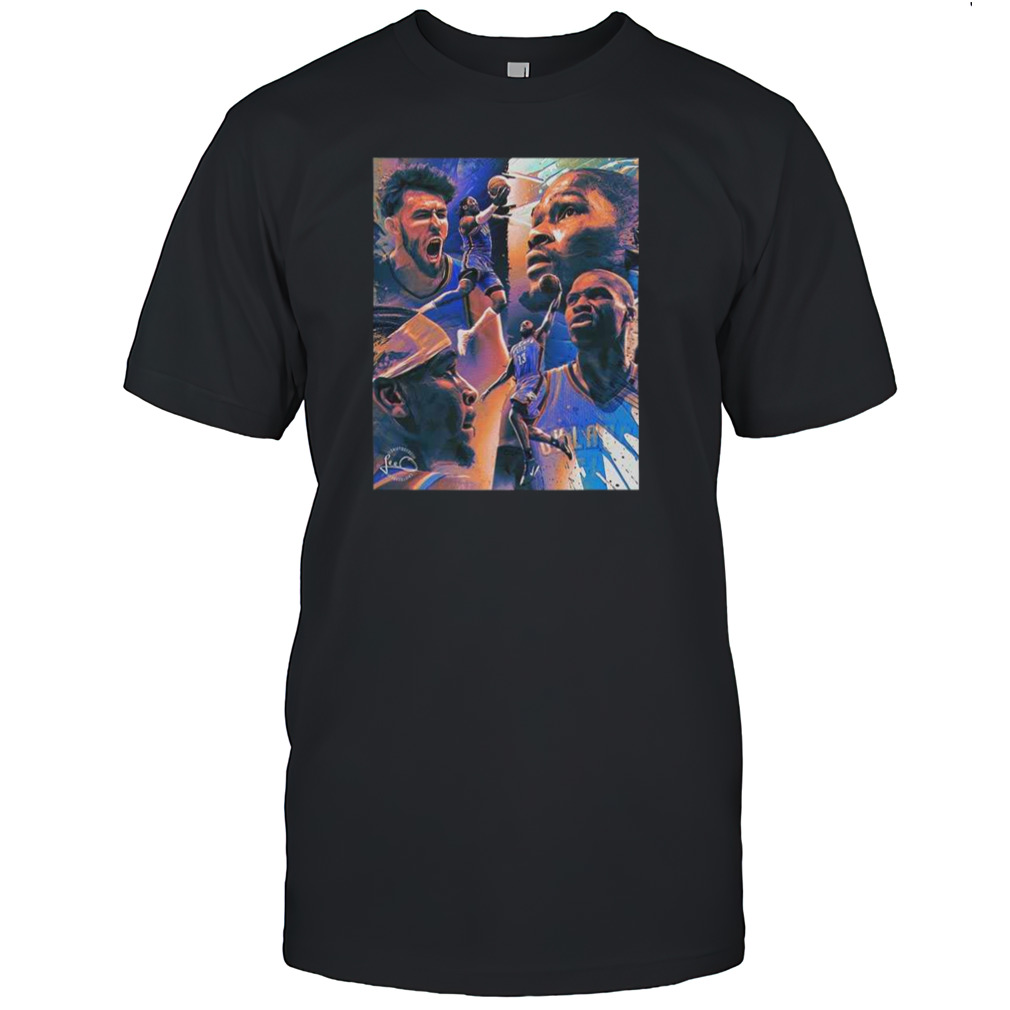 Oklahoma City Thunder OK3 NBA Art T-Shirt