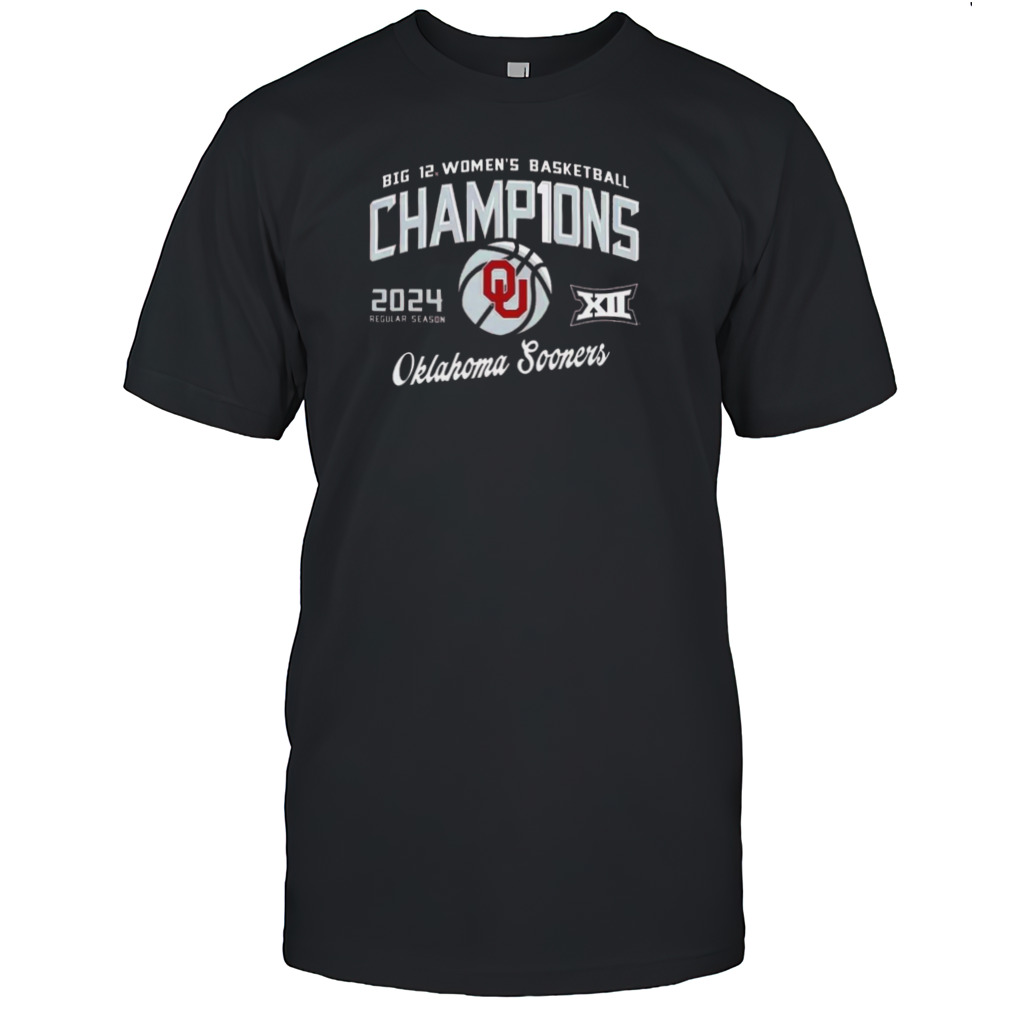 Oklahoma Sooners 2024 Big 12 Women’s Basketball Regular Season Champions T Shirt