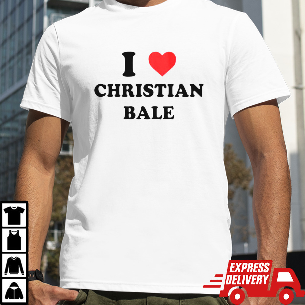 Olivia Rodrigo I Love Christian Bale shirt