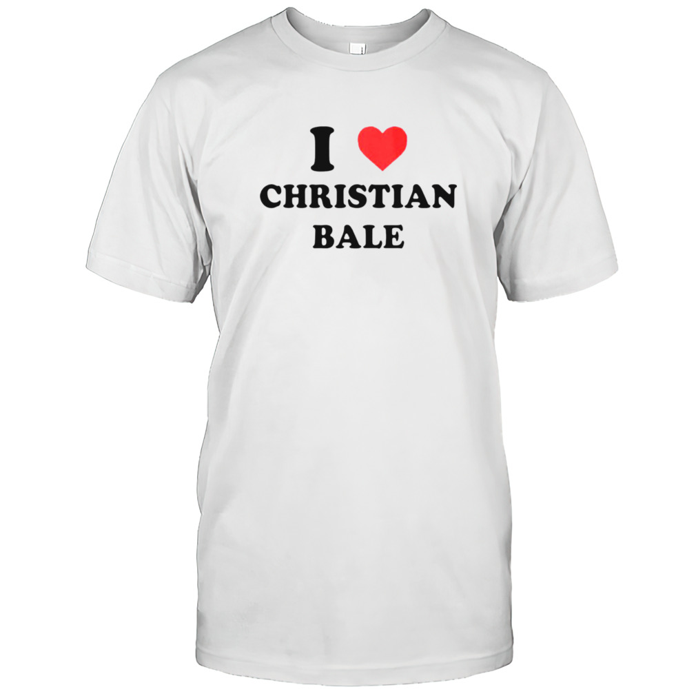 Olivia Rodrigo I Love Christian Bale shirt