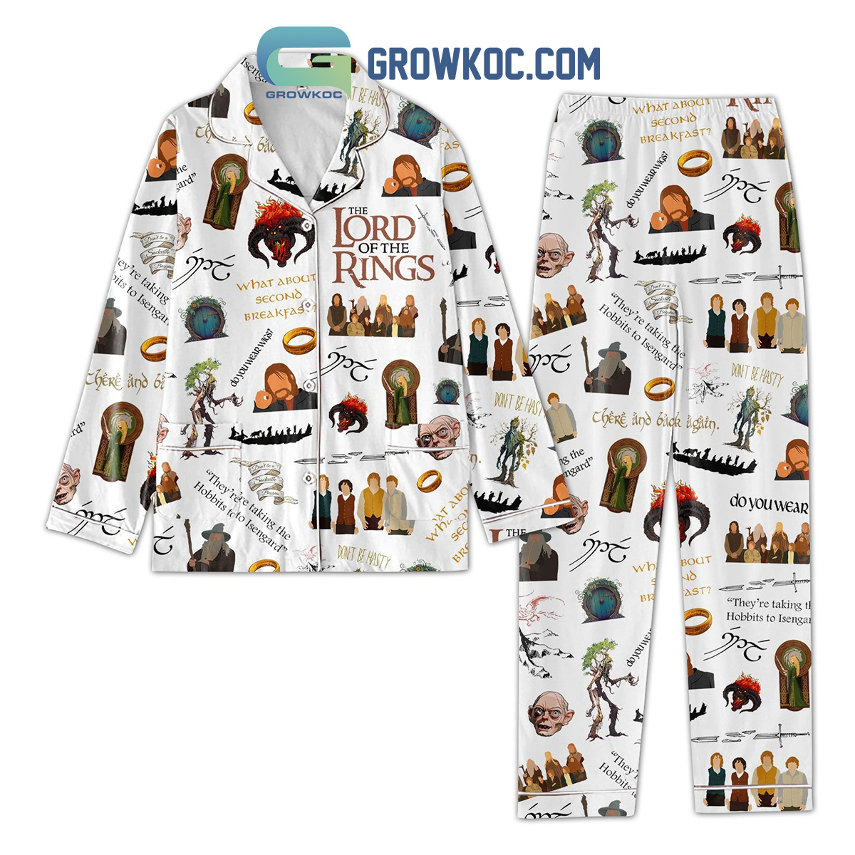 The Lord Of The Rings Do You Wear Wigs Polyester Pajamas Set