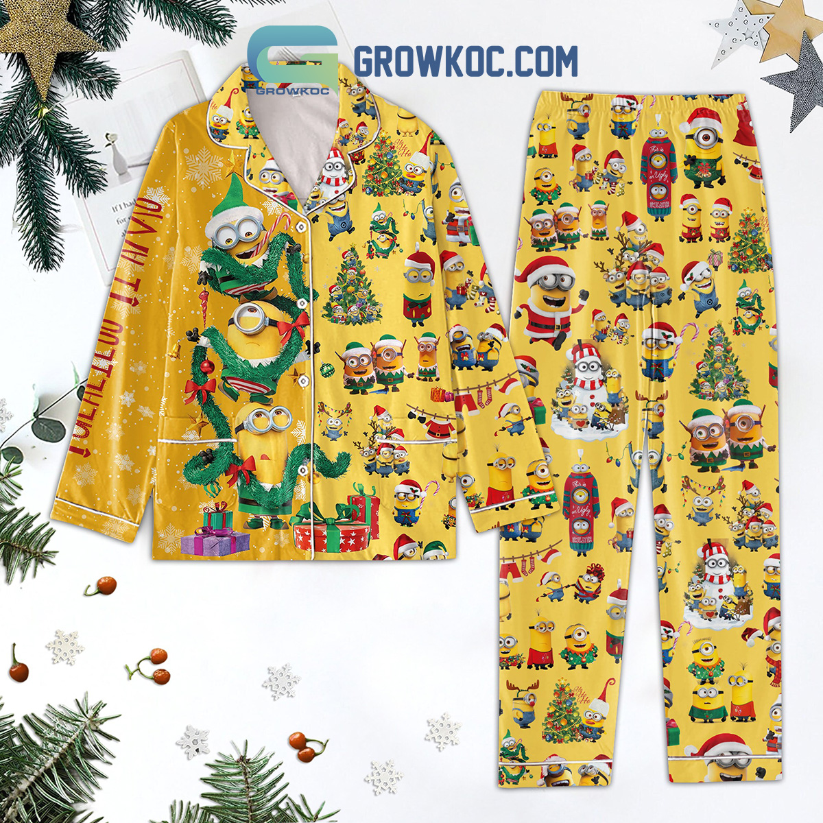 The Minions Merry Christmas Pajamas Set