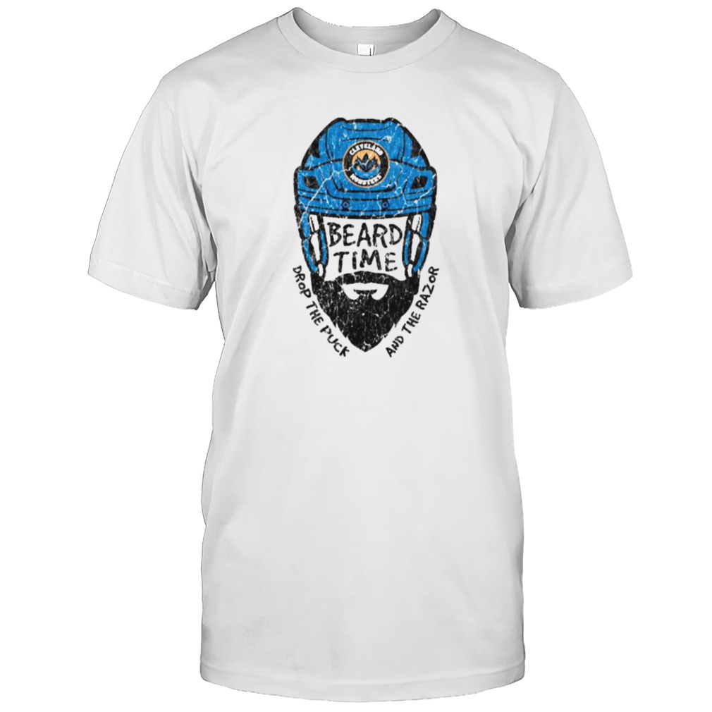 Cleveland Monsters beard time drop the puck and the razor shirt