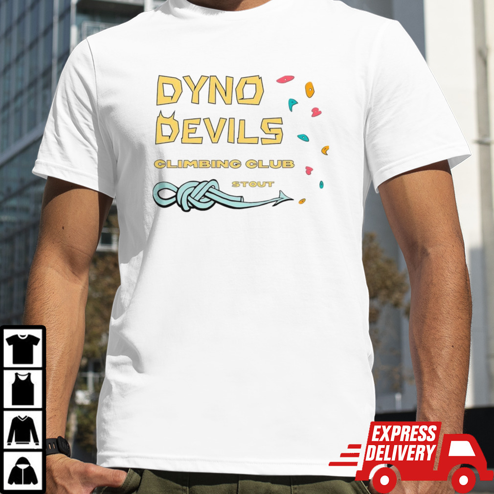 Dyno devils climbing club stout shirt