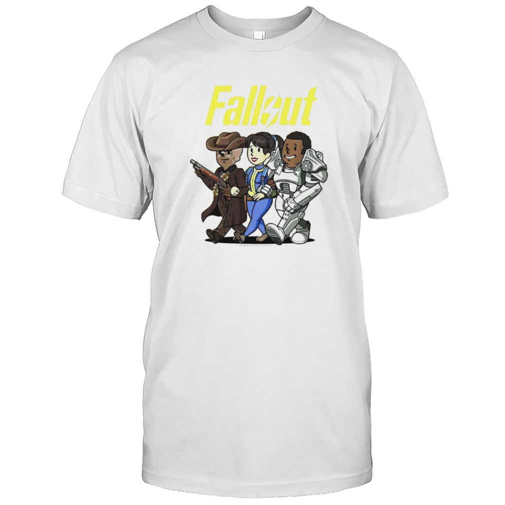 Fallout cartoon trio shirt