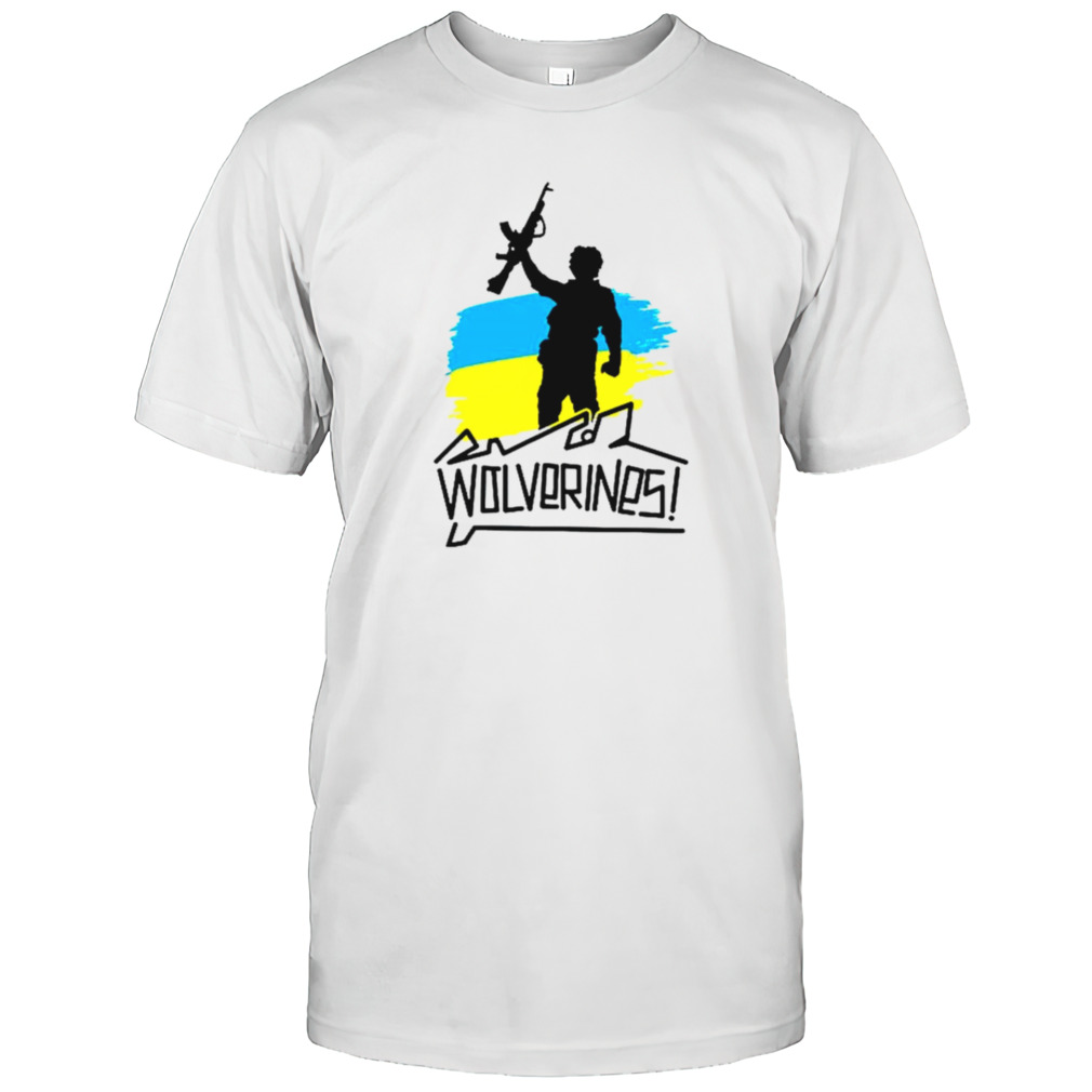 Freedom fighter Ukraine wolverines shirt