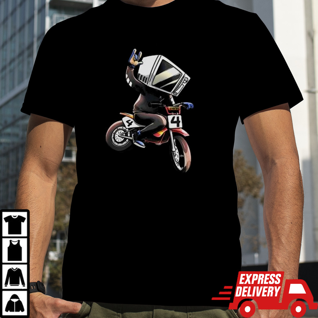 Makethehoodsmile Microwave Man Bike Shirt