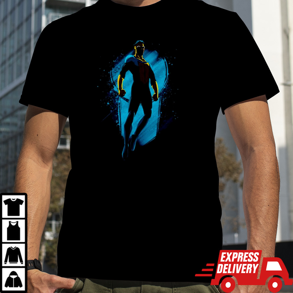 Mark Grayson aka Invincible hero in space shirt