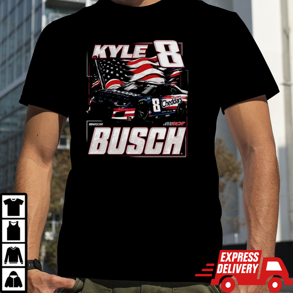 Men’s Kyle Busch Richard Childress Racing Team Collection Patriotic Paint Shirt