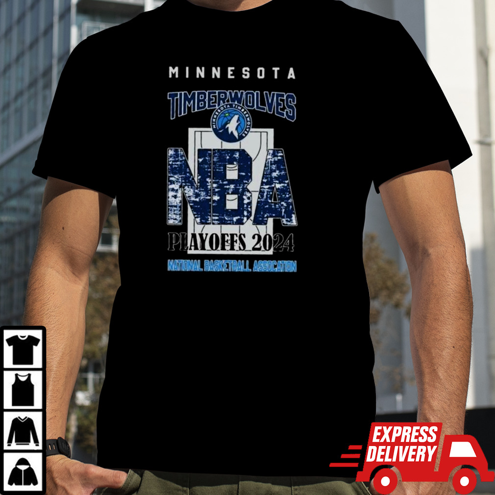 Minnesota Timberwolves NBA Playoffs 2024 Stadium Art Fan shirt