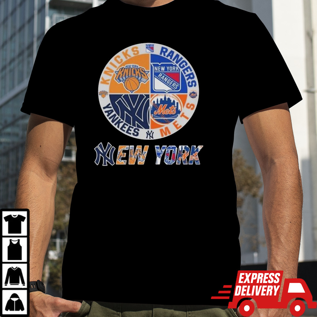 New York Knicks NY Rangers New York Knicks NY Mets Proud Of State 2024 Shirt