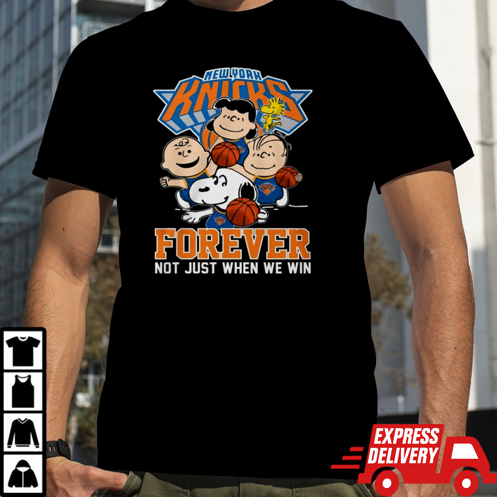 New York Knicks Snoopy Peanuts T Shirt