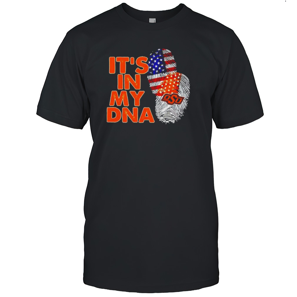 Oklahoma State Cowboys It’s In My DNA Fingerprint shirt