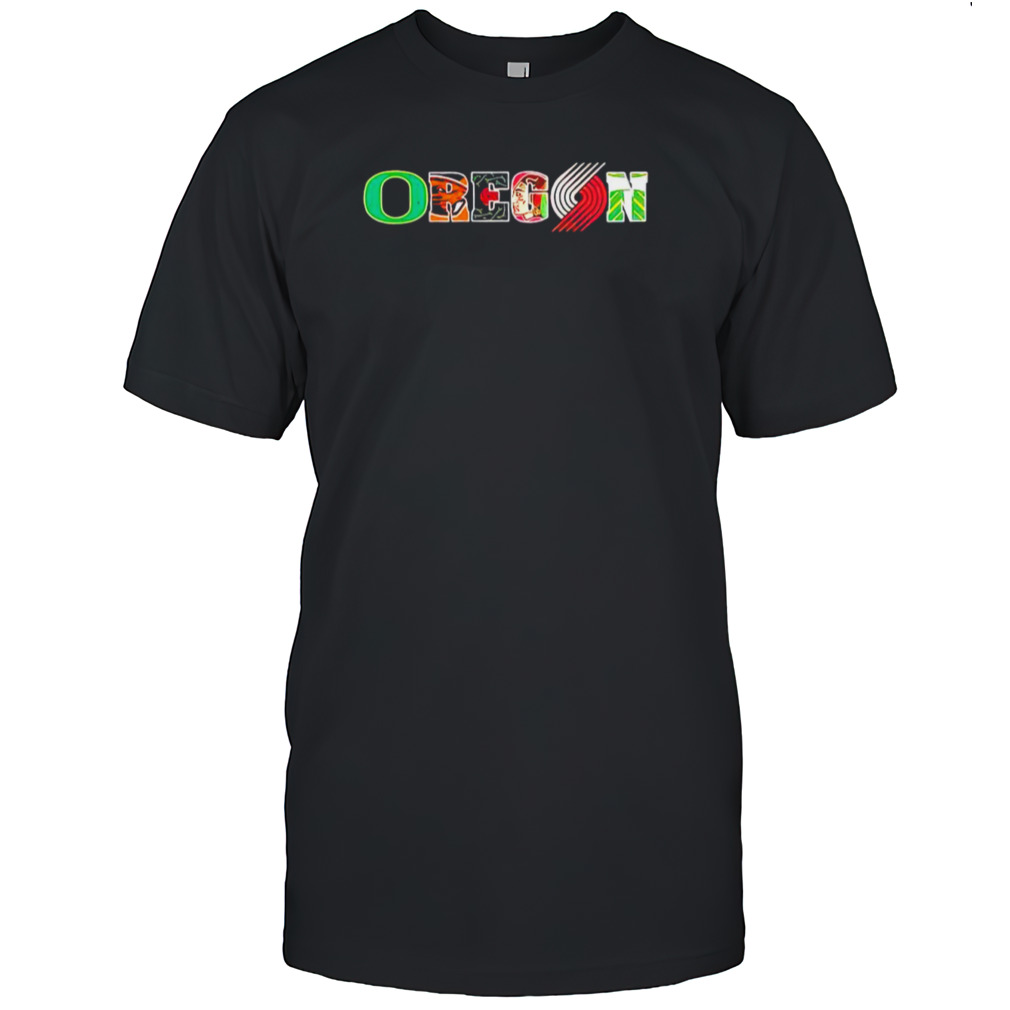 Oregon Portland Trail Blazers Team Logo shirt