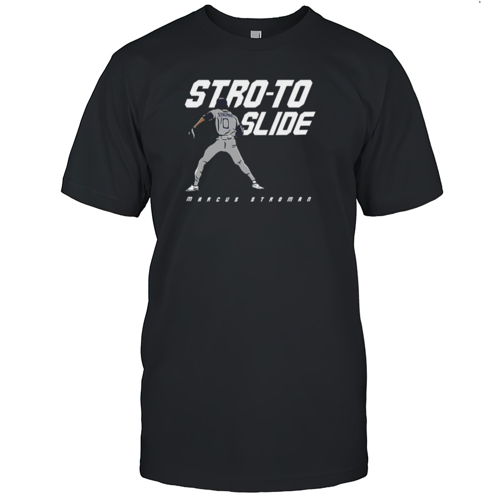 Original New York Yankees Marcus Stroman Stro-to Slide T-shirt