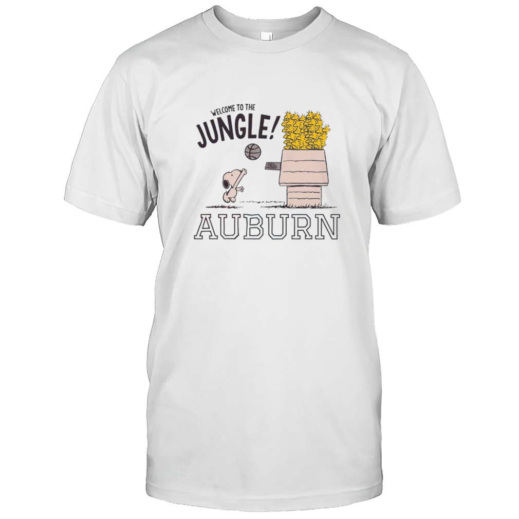 Snoopy Auburn Tigers Welcome to Jungle shirt