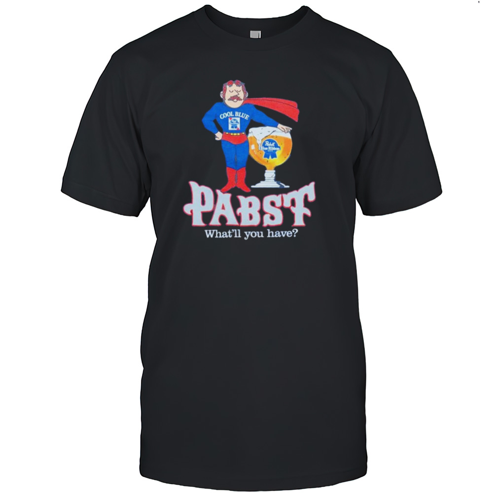 Pabst Cool Blue what’ll you have retro shirt